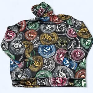 Baroquegold drill hoodie nwt pattern